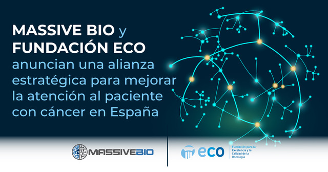 Fundación ECO y Massive Bio anuncian una colaboración estratégica para mejorar la atención al paciente con cáncer en España