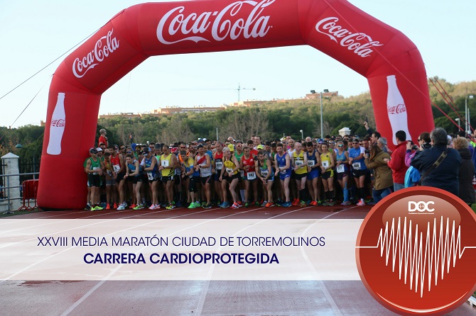 1XXVII Media Maraton Ciudad de Torremolinos CARDIOPROTEGIDA DESFIBRILADORES