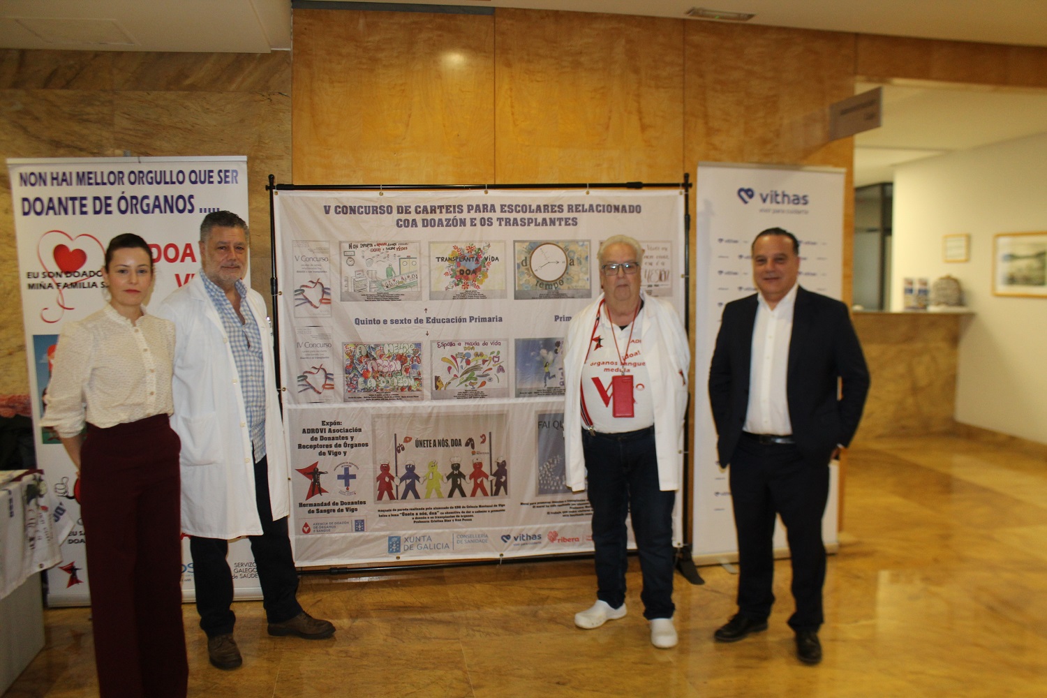240220 WEB Inauguración de la exposición de carteles escolares sobre donación
