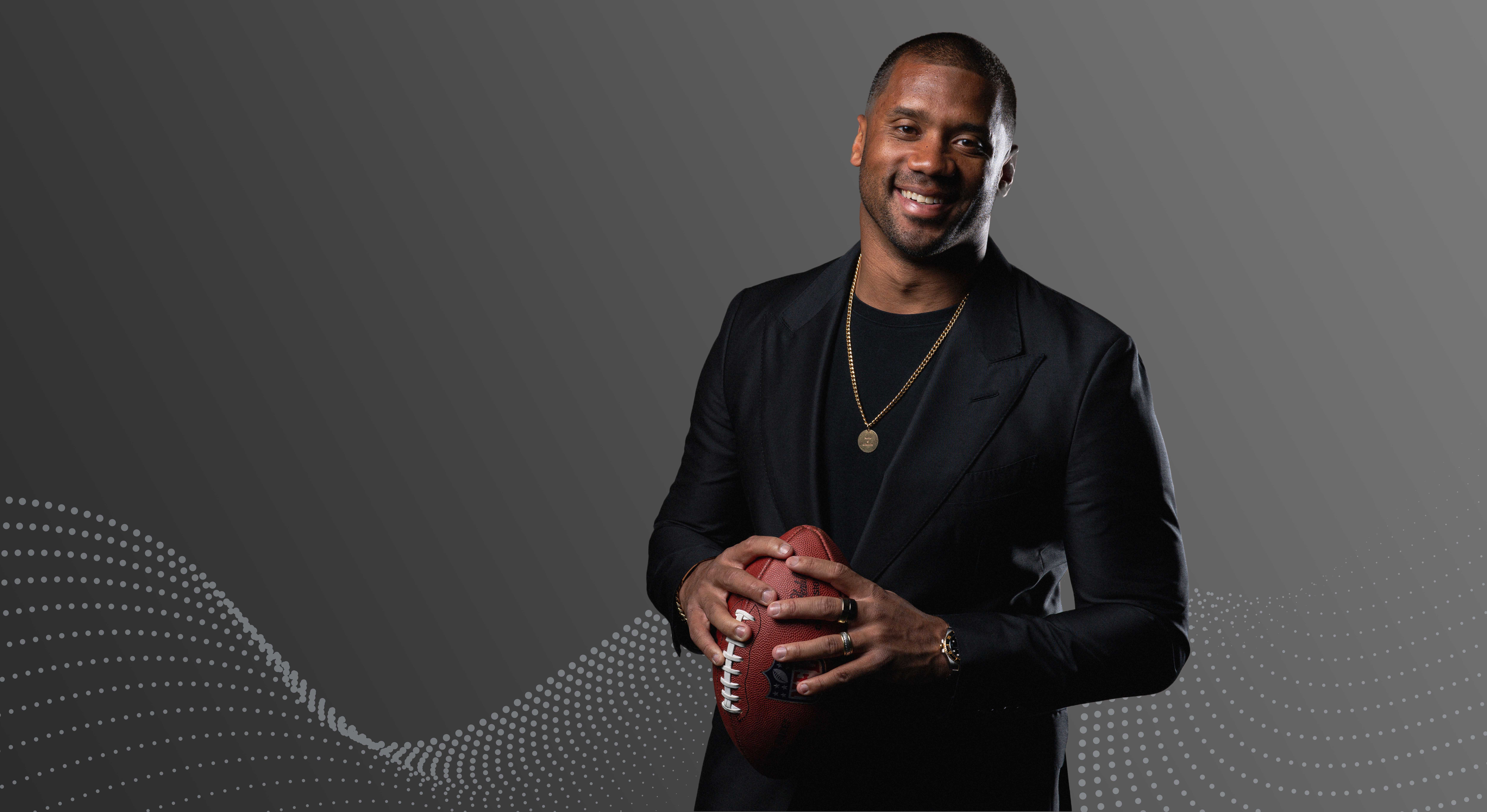 Russell Wilson Banner Black Banner