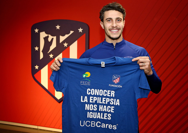 Mario Hermoso Conocer la epilepsia Atlético de Madrid